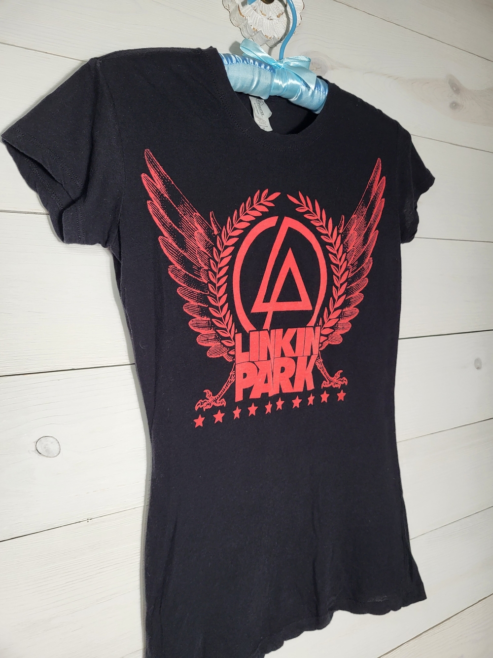 Linkin Park Women's T-Shirt Short Sleeve Cotton Retro Y2k Style.